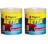 Tropical Betta - Comida para Peces de Lucha (50 ml) (Paquete de 2)