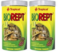 Tropical BIOREPT L. 250ml / 70g - alimento Completo, de múltiples componentes, en Forma de palitos, para la alimentación Diaria de Tortugas terrestres (Paquete de 2)