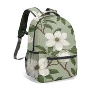 Tropical Bird of Paradise - Mochila escolar con diseño de rayas blancas y negras, 40 cm, diseño de hojas exóticas, mochila de viaje decorativa vibrante, 03., L, Casual