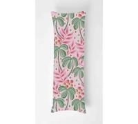 Tropical Breeze Body Pillow Case Cover 60x180cm, Long Backrest Cushion Pillow Protector with Zipper, Decorative Bedding Pillowcase, Soft Body Pillow Cover for Couch Bedroom Trees