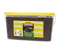 Tropical Carnivore - Forro para Grandes, Fleischfressende Peces (Raya, Depredadores welse), (1 x 5 l) Comida para Mascotas, Natural, 5 L (1er Pack), 3000