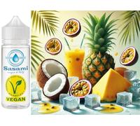 Tropical Chill Storm - Piña, Maracuyá & Coco Ice Aroma Concentrado - Vegano - Sasami - 10ml