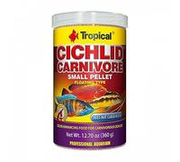 Tropical Cichlid Carnivore Small Pellet 1000ml / 360g - Alimento de coloración para cíclidos carnívoros jóvenes y pequeños