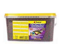 Tropical Cichlid Omnivore Small Pellet 5L / 1,8kg - Alimento para Peces cíclidos omnívoros jóvenes y pequeños