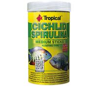 Tropical CICHLID SPIRULINA Medium Sticks 250ml / 90g - Sticks con spiurlina para cíclidos herbívoros medianos