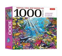 Tropical Coral Reef Marine Life - 1000 Piece Jigsaw Puzzle: Finished Size 29 in X 20 Inch (74 X 51 CM)
