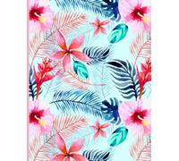 Tropical Delight! - Gorgeous Blank Sketchbook, Self Journal, Notebook For Women And Girls- Big Size 8 x 11: 100 Crisp White Pages Blank Journal, ... Sketchbook - Makes A Beautiful Gift Idea!