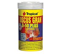 Tropical Discus Gran D-50 Plus 100ml / 44g - Alimento granulado, potenciador del Color, para Peces Disco