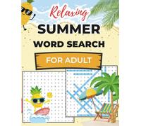 Tropical Escape Word Search: Large Print Summer Puzzles for Adults: - Fun, Engaging & Perfect for Vacation Relaxation