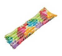 Tropical Float Mattress - Contoured Aquatic Recliner, Botanical Aesthetic Raft, Marine Leisure Accessory, Resort Gear | Durable High-Buoyancy Tool, Great For Summer Relaxation and Coastal Drifting