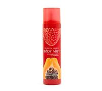Tropical Fruits Strawberry and Papaya Body Mist Fruity Fragrance 240ml | Lightweight Fragrance Spray with Fruity Notes of Strawberry and Papaya. Refreshing Everyday Scent for All Day Freshness.