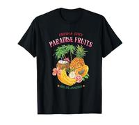 Tropical Fruits Summer Vibes Piña Mango Citrus Graphic Camiseta