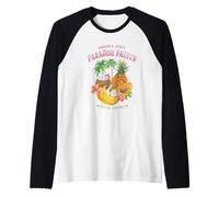Tropical Fruits Summer Vibes Piña Mango Citrus Graphic Camiseta Manga Raglan