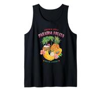 Tropical Fruits Summer Vibes Piña Mango Citrus Graphic Camiseta sin Mangas