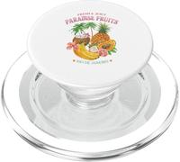 Tropical Fruits Summer Vibes Piña Mango Citrus Graphic PopSockets PopGrip para MagSafe
