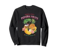 Tropical Fruits Summer Vibes Piña Mango Citrus Graphic Sudadera