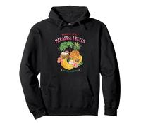 Tropical Fruits Summer Vibes Piña Mango Citrus Graphic Sudadera con Capucha