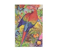 Tropical Garden (Nature Montages) Maxi 18-month Vertical Softcover Flexi Dayplanner 2025 (Elastic Band Closure)