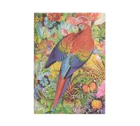 Tropical Garden (Nature Montages) Midi 12-month Verso Hardback Dayplanner 2025 (Elastic Band Closure)