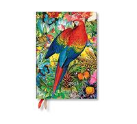 Tropical Garden (Nature Montages) Midi Vertical 12-month Dayplanner 2024 (Elastic Band Closure)