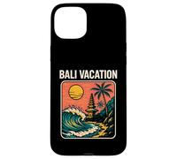 Tropical Island Bali Vacation Retro Mujeres Surfs Up Carcasa para iPhone 15 Plus