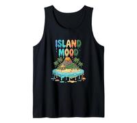 Tropical Island Mood Summer Beach Vacation Vibes Camiseta sin Mangas