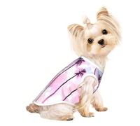 Tropical Islands - Camisetas para mascotas, ropa suave y transpirable, fácil de poner y quitar, adecuada para mascotas pequeñas