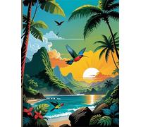Tropical Jungle 200 Piece Jigsaw Puzzles for Adults, Colourful, Challenging & Brainteasing Adult Puzzles 200 Pieces Birds, Fun jigsaws for The Whole Family 14x10 Inch
