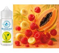 Tropical Kiss - Concentrado de sabor a plátano, frambuesa y papaya - Vegano - Sasami - 100 ml
