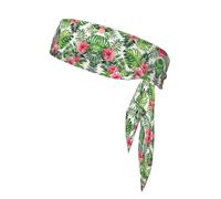 Tropical Leaves - Bandanas deportivas unisex para la cabeza, bandas deportivas para tenis, correr, yoga, bandas elegantes y ajustables