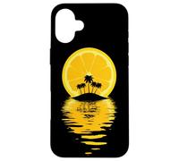 Tropical Lemon Sunset - Original Design, Summer, Chill Relax Carcasa para iPhone 16 Plus