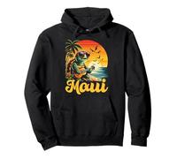 Tropical Maui Hawaii Sea Turtle Hawaiian Vacation Souvenir Sudadera con Capucha