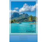Tropical Paradise Landscape Journal, Scenic Island Notebook for Writing, Travel, and Relaxation: 120 Pages | 6" x 9" | College Ruled | Perfect for Students, Teens & Workers