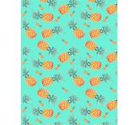 Tropical Pineapple Paradise Notebook: 8.5 x 11 Inch Ruled Journal | 160 Lined Pages | Fun & Fresh Summer Vibes | Perfect for Notes, Ideas, Lists & More