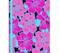Tropical Pink And Turquoise, Hawaiian Girl Florals, 150 Lined Page, 8x11 Page, Notebook Perfect For School, Learning And Note-Taking: Created With ... By: Artist Mary Elisabeth Linder @ MaryEMade