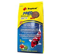 Pond Pellet Mix 5kg - Alimento Flotante básico para Peces de Estanque, bajo Contenido en fósforo no favorece la proliferación de Algas