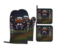 Tropical Rainforest Spiders - Juego de 4 piezas para hornear con suministros impresos para hornear, apto para cocinar y asar a la parrilla