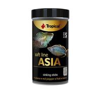 Tropical Soft Line Asia Size S 100ml / 50g - Comida Blanda en Forma de Sticks Que se Hunden para Peces omnívoros y carnívoros de Asia