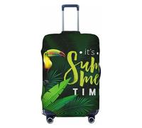 Tropical Summer Vibes - Fundas elásticas para equipaje de viaje, 45,7 a 81,3 cm, Negro, M