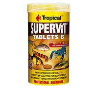 SUPERVIT Tablets B 50ml / 36g - Alimento básico, Completo y Multi-ingrediente para comedores de Fondo en Forma de Pastillas