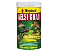 WELSI Gran 1000ml / 650g - Alimento Completo en Forma de gránulos Multi-Ingredientes Que se Hunde para Peces