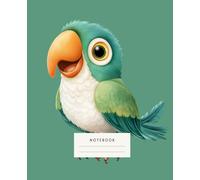 Tropical Whispers Notebook: features a vibrant and cheerful parrot design, perfect for sparking your imagination and bringing the lively energy of nature to your notes.