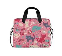 TropicalLife Bolsa para portátil de 6.1 y 16 pulgadas, diseño de mariposa, gato, gatito, maletín con asa para mujeres, hombres, niñas, mujeres, viajes, multicolor, 15.7*3*11.8 inch
