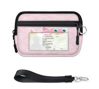 TropicalLife Bonita cartera con diseño de ballena y escamas de peces para mujeres, hombres, niños, niñas, niños, monederos pequeños con cremallera y ventana de identificación, ligera, portátil
