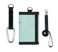 TropicalLife Bonita cartera de koala con diseño de jirafa y bolsillo pequeño, organizador de dinero, bolsa ligera y portátil