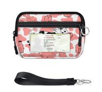 TropicalLife Bonita cartera de vaca lechera para mujeres, hombres, niños, niñas, niños, monederos, mini funda con cremallera para tarjetas con ventana de identificación, ligera, portátil, pequeña