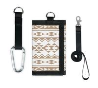 TropicalLife Cartera bohemia con estampado étnico delgado y pequeño bolsillo organizador de dinero, bolsa ligera y portátil