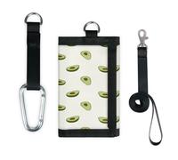 TropicalLife Cartera delgada con patrón de aguacate y bolsillo pequeño organizador de dinero, bolsa de cambio ligera y portátil