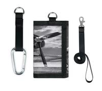 TropicalLife Cartera delgada con patrón de avión, bolsillo pequeño, organizador de dinero, bolsa ligera y portátil