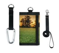 TropicalLife Cartera delgada para pelotas de golf con bolsillo pequeño, organizador de dinero, bolsa de golf ligera y portátil